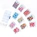 Unedible Fake Candy Sweets Sugar Sprinkles - 10 Packs of Colorful Ice Sprinkles Decorations for Slime Kit DIY Cake Dessert Simulation Food (Color A)