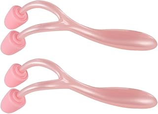 2 unids masajeador de rodillo facial de silic...