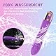 Silikon Vibratoren für Sie Klitoris und G-punkt mit Stoßfunktion Leise und Stark 10 Vibrationsmodi Dildo Analplug Analvibrator Prostata Stimulator Erotik Sexspielzeug für Frauen Paare Extrem