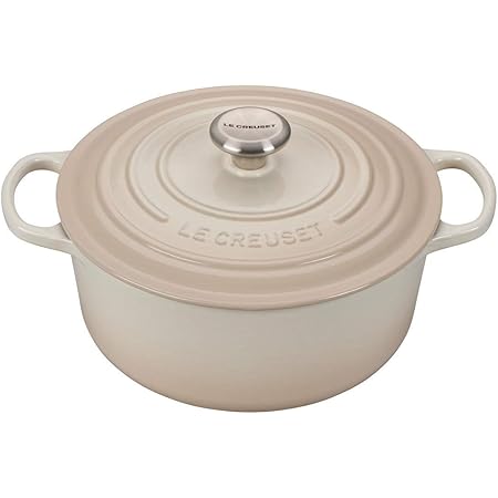 Le Creuset Enameled Cast Iron Signature Round Dutch Oven, 5.5 qt., Meringue