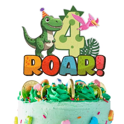 HMCON Dinosaur Cake Topper image