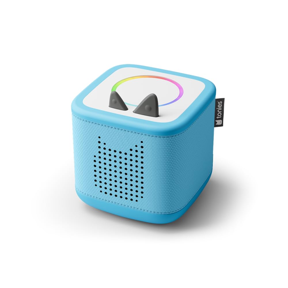 tonies Toniebox 2 Tonieplay Bundle Incl. 1 Tonieplay Spiel + Controller: Disney Quiz, Himmelblau, Audioplayer für Hörbücher, Lieder, Einschlafen und Tonieplay für Kinder
