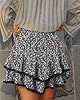 onlypuff Flowy Shorts for Women Ruffle Skorts Cute... #3