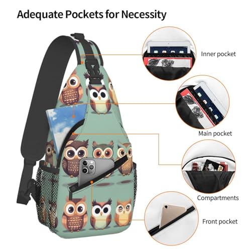 Mochila Pequeña Deportiva Tipo Bandolera Negra miniatura 4