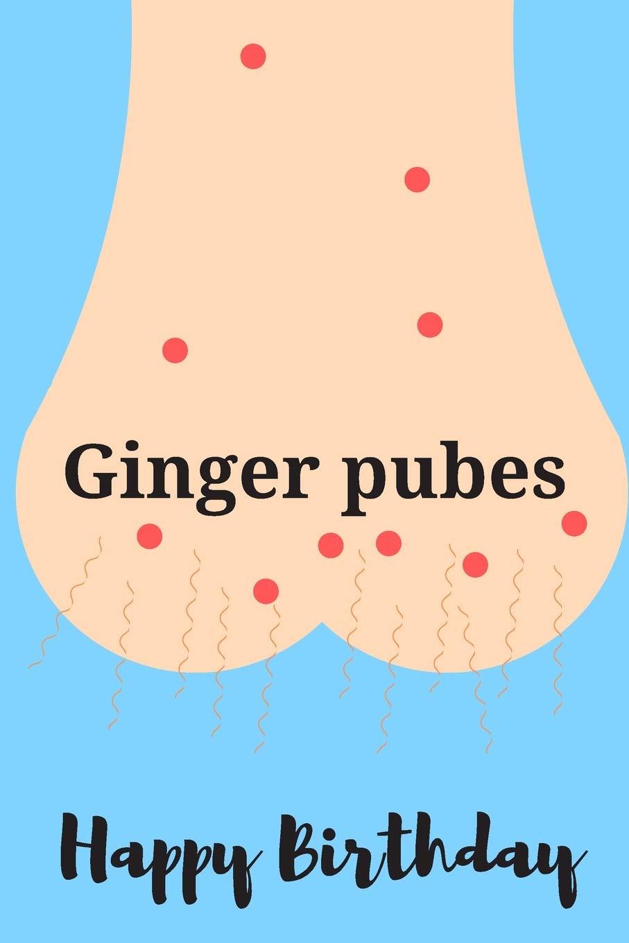 Ginger pubes happy birthday | Notebook: Funny Birthday gifts for joke lovers | Funny notebook gift | Lined notebook/journal/diary/logbook/jotter