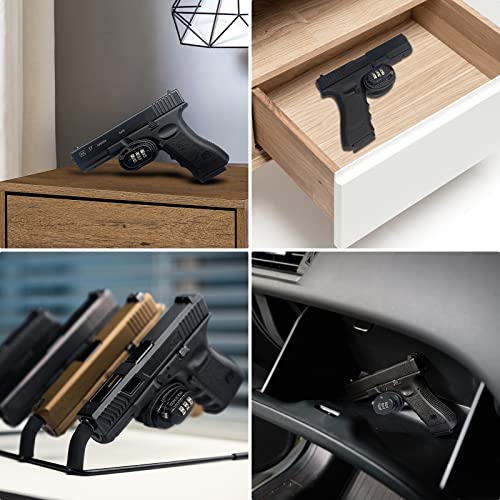 Holewor Trigger Lock, 3 Digit Combination Gun Trigger Lock Set Gun Lock For Pistols Shotguns Rifles And Firearms #TOP6