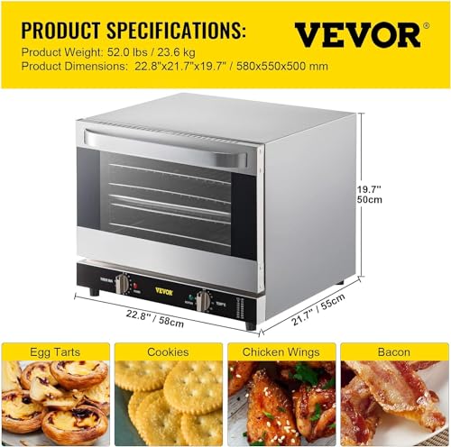 Vevor 810087872229 Commercial Convection Oven thumb #6
