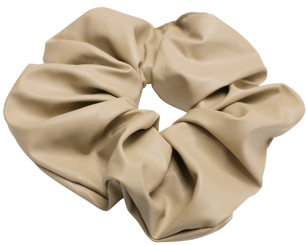 Amazon | 【 シュシュ 】フェイクレザー 軽い ボリュームあり