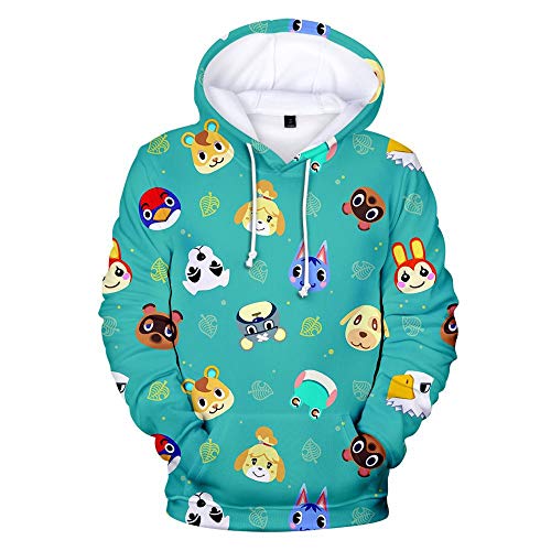 SHANYUR Sweats à Capuche Homme 3D Impression Manches Longues Sweat Shirt Sportif Casual Pullover avec Poches Carnaval des Animaux Pull à Capuche Unisexe PéRiphéRique XXS-XXXL Cover