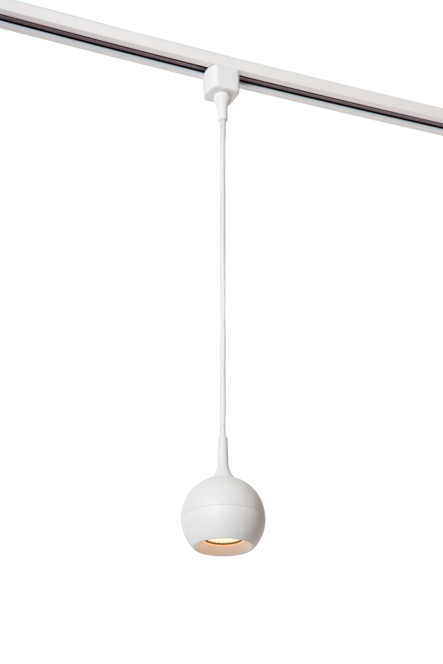 Lucide Track FAVORI Pendant - 1-Circuit Track Lighting System - 1xGU10 - White (Extension)
