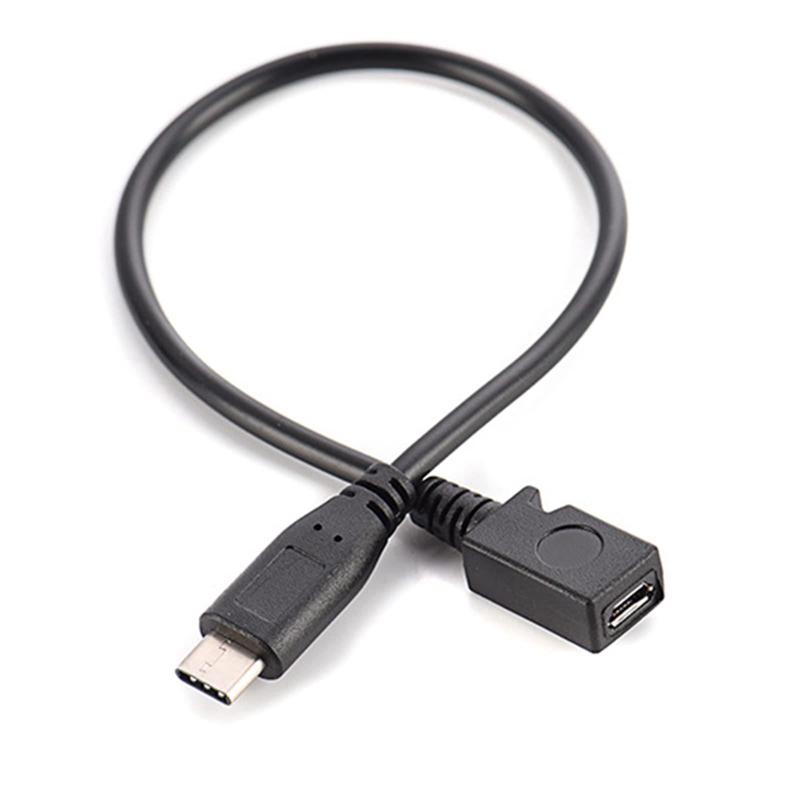 Yazhuq USB TypeC to USB Cable, UsbC Male to MicroUSB Female Adapter Converter for Laptop Devices Charging Cable