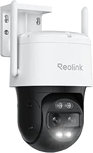 Reolink 4K 8MP Wi-Fi 6 PTZ Outdoor Surveillance Camera WiFi with Dual Lens, Auto Tracking Zoom, WiFi Camera Outdoor with Person/Vehicle/Animal Detection, Colour Night Vision, Outdoor Camera, TrackMix asin的图片