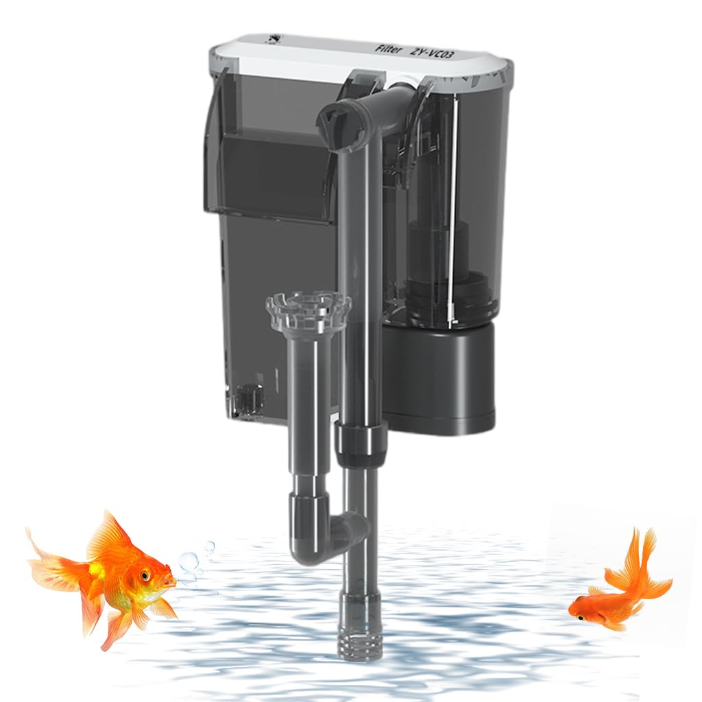 Qpets® 3W Aquarium Filter Quiet Fish Tank Filter Aquarium Filter for 9-36L Fish Tank Small Fish Tank Filter Wall Mounting Aquarium Filter (B0C6SVPDL6) Amazon Price History, Amazon Price Tracker