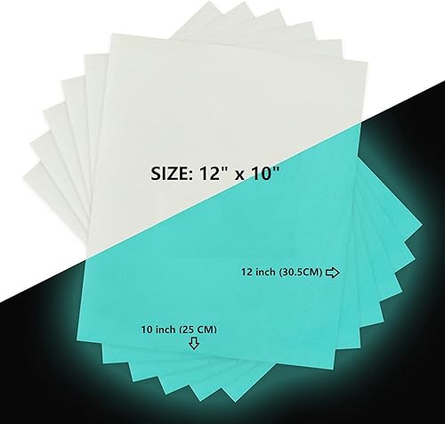 Miniatura 10 de Puff HTV Heat Transfer Vinyl Green Glow in Dark HTV Vinyl Puff 3D Luminous Neon Green Iron on Vinyl for Cricut  Silhouette Cameo Flocking Green Heat