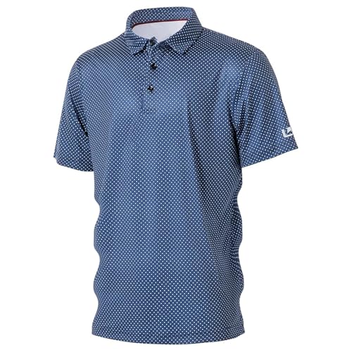 Polo rugby homme couleur de contraste rose et blanc slim fit