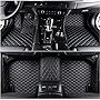 Car Floor Mat Fit for KIA 2003-2023 All Models Car Full Coverage All Weather Protection Waterproof Leather Car Mats (Black)