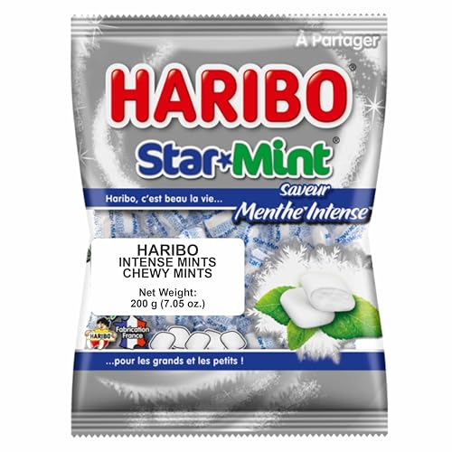 Haribo Starmint Fraîcheur Menthe Intense 200g