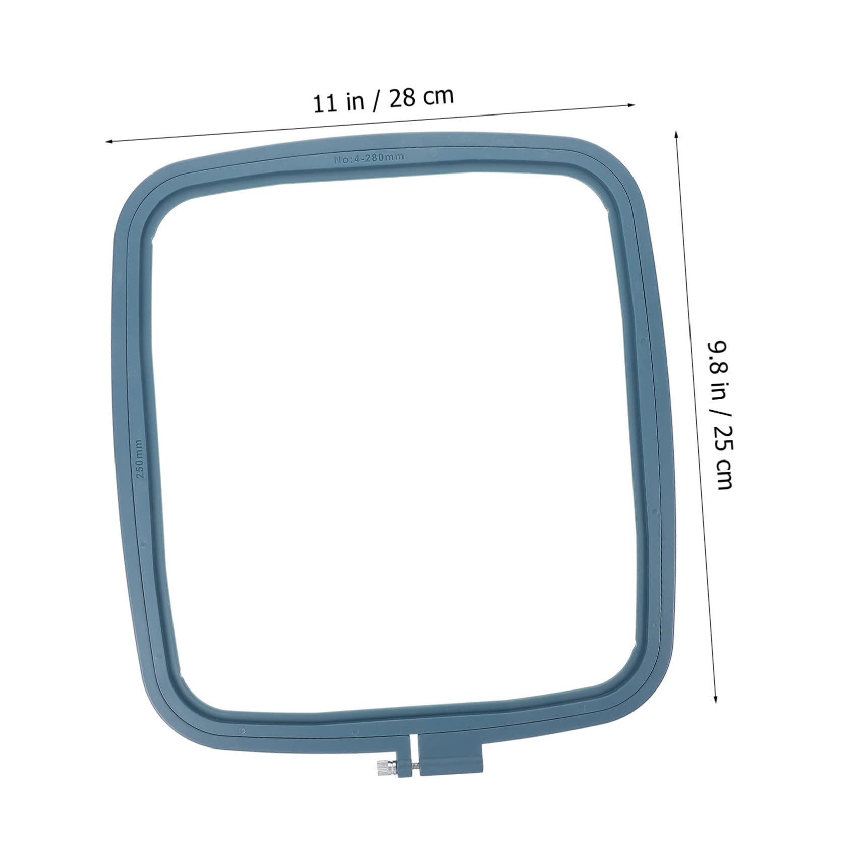 SEWACC 5 Piezas Aros de Bordado Cuadrados para Punto de Cruz Aros de Costura Herramientas de Bordado para Casa