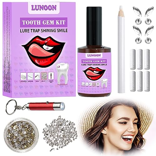 FCXQG Zahnschmuck Set Mit Kleber Zahnstein Schmuck Tooth Gem Kit...