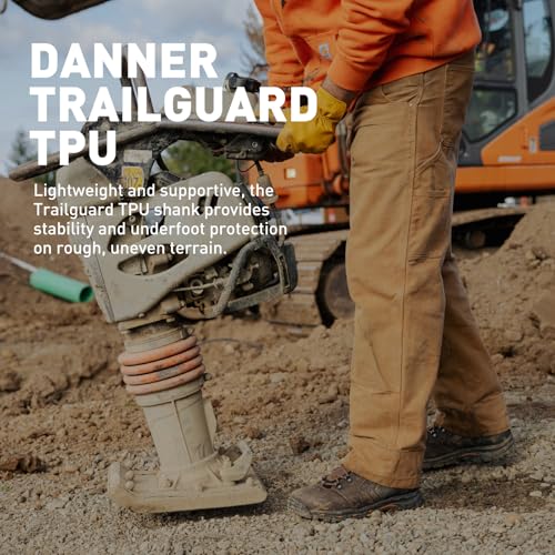 Danner Vicious 8” Waterproof Work Boots for Men - Full-Grain Leather with Breathable Gore-Tex Lining, Speed Lace System & Non Slip Heeled Outsole3