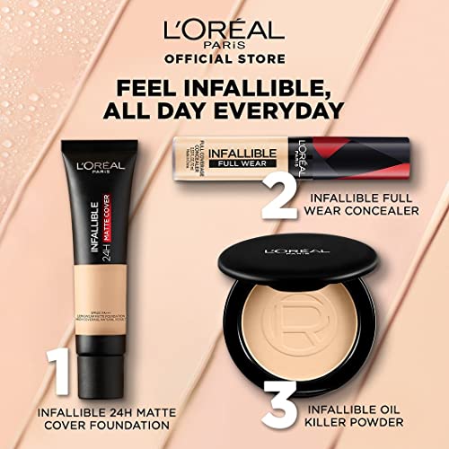 L'Oreal Paris Full Coverage Concealer, Waterproof Formula, For Undereye Circles and Blemishes, For Highlighting and Contouring, Infallible, Shade: 312, 10g - Image 6