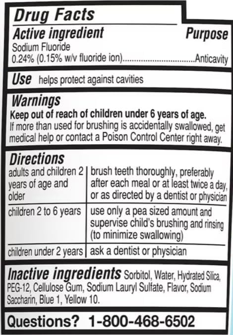 Miniatura 4 de Pasta de dientes para niños, sabor a fruta de unicornio con burbujas Anticavidad con flúor para mayores de 2 años, aceptada por la ADA, protección