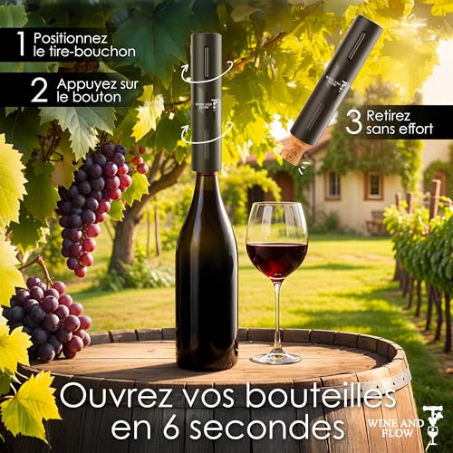 Ouvre bouteille électrique Wine and Flow pour vos soirées et repas - 7