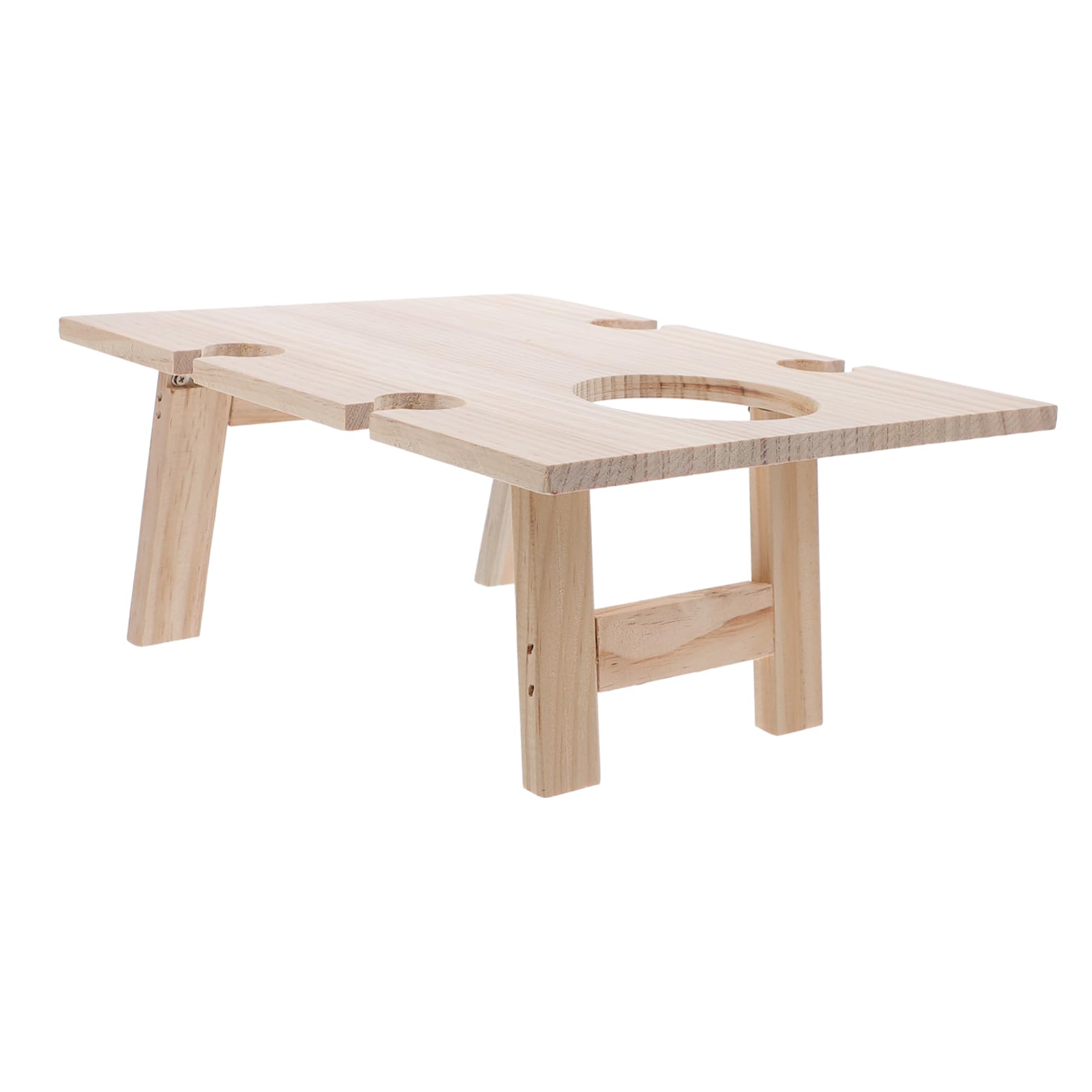 Table pliante bois pour terrasse carrée en bois naturel TOYANDONA