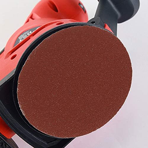 12Pcs Sanding Discs Pads, 5" Hook and Loop Mixed Grits Sandpaper Sheet for Random Orbital Sander Drill Grinder Rotary Tools with Sanding Pad and Shaft
