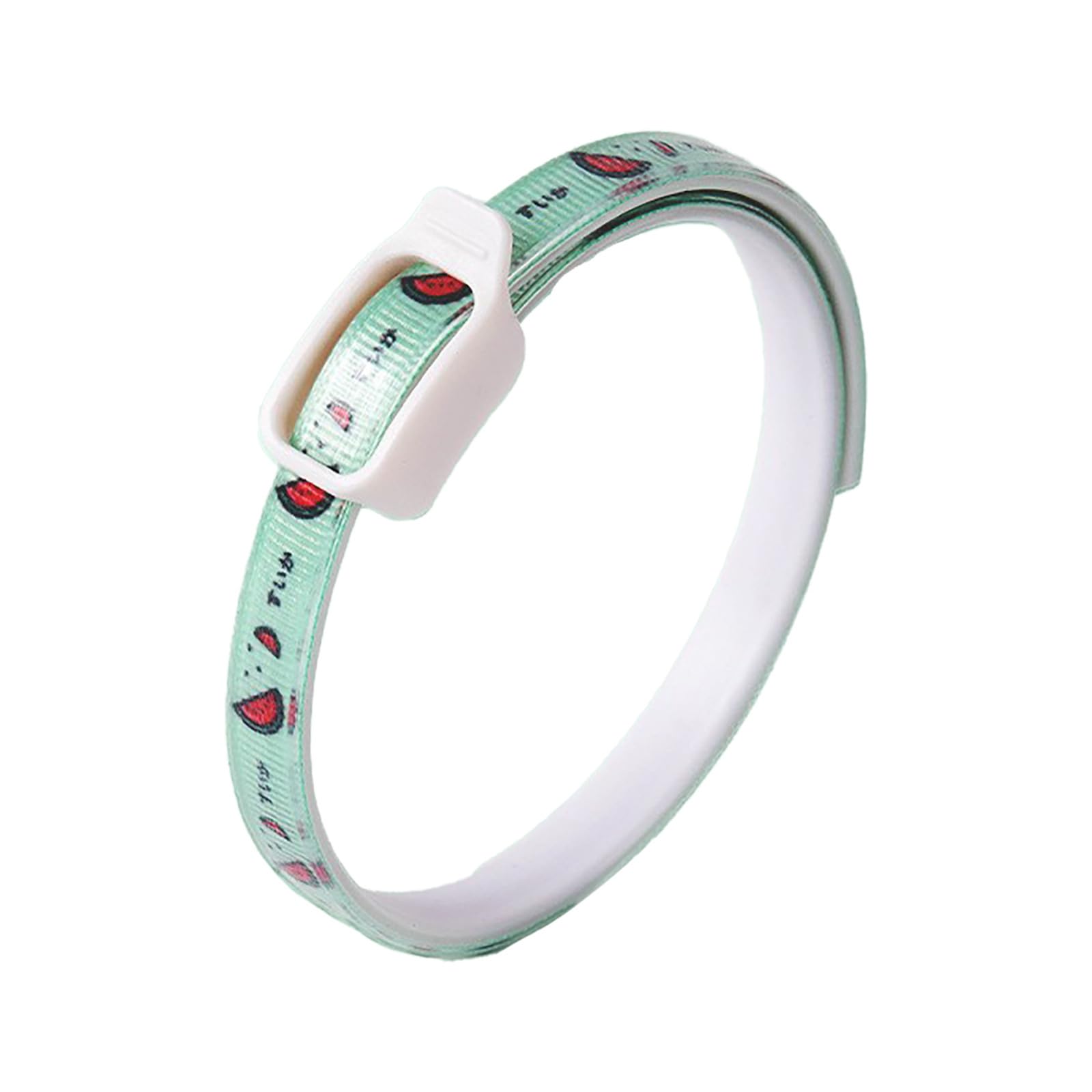 Pet Floh- Zeckenhalsband für Katzen Hunde, mit Ölen, verstellbar, waschbar, langlebig, sichere gezackte Schnalle, Farbstile (Green, 5x5x1cm)
