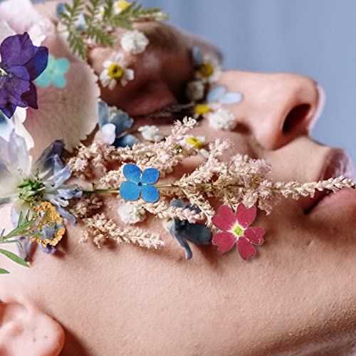 Flores secas prensadas, 120 piezas para manualidades miniatura 3