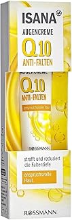كريم عين كيو10 من ايسانا 15 مل للبشرة صعبة التعامل، Q10 ولاصق كورنيو دي اس يقلل من عمق التجاعيد. *ماء، جليسرين، ايثيل هكسيل ايزونونانات، ميثيل جلوكوز سيسكيستيرات، جليسين زيت الصويا والبانثينو