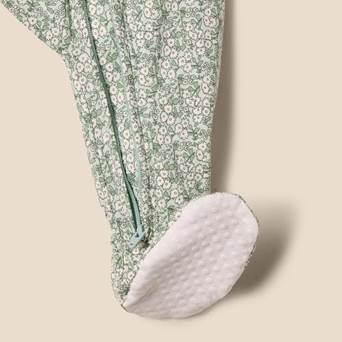 Amazon Essentials x Sofia Grainge Unisex Babies' Cotton Footed Sleep and Play Bodysuit, Pack of 23