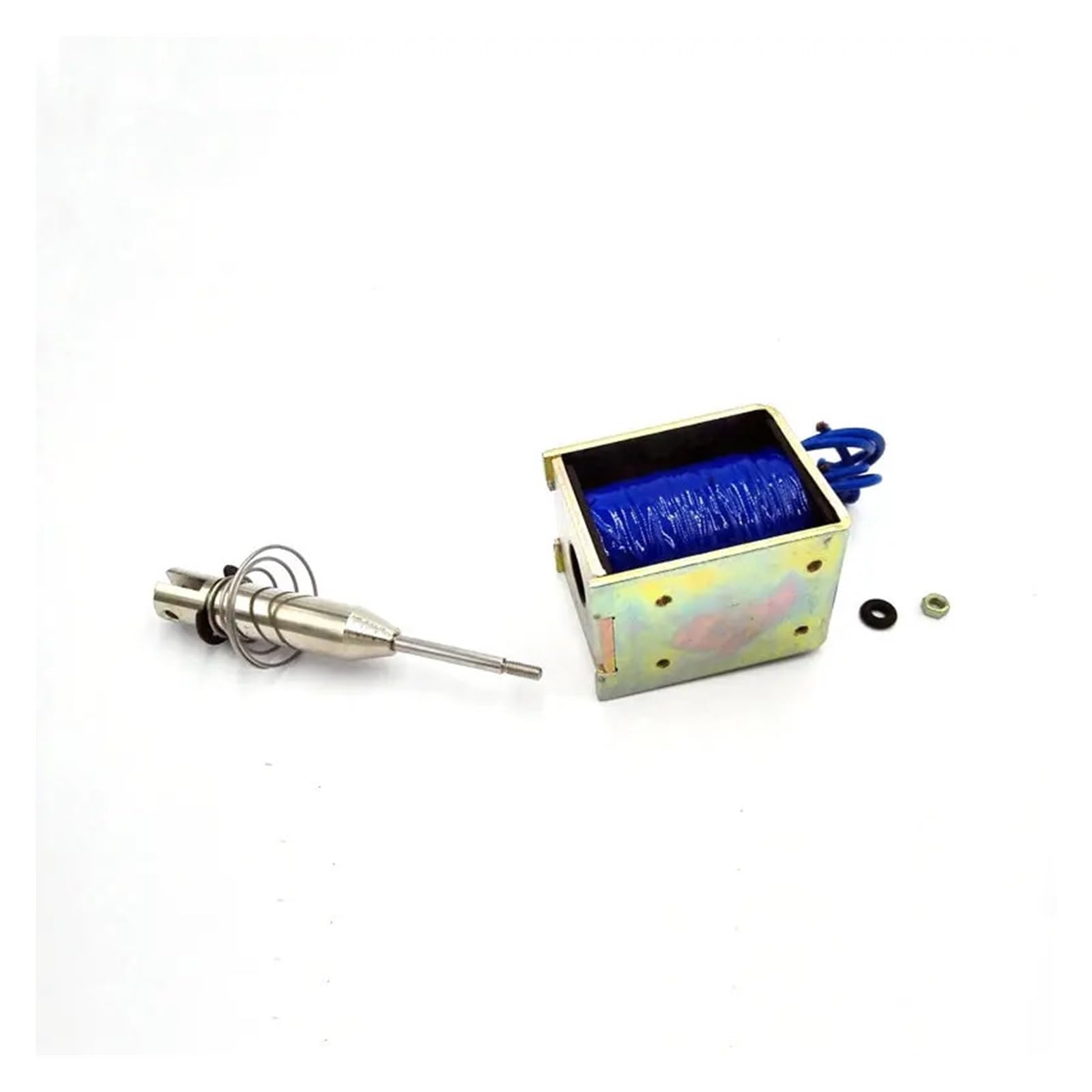 Elettromagnete DC12V/24V 50N Push&Pull Tipo solenoide Magnete Elettrico TAU-1250T 1250 0-12mm Telaio Aperto lineare Solenoide Elettromagnete(24V 1250)