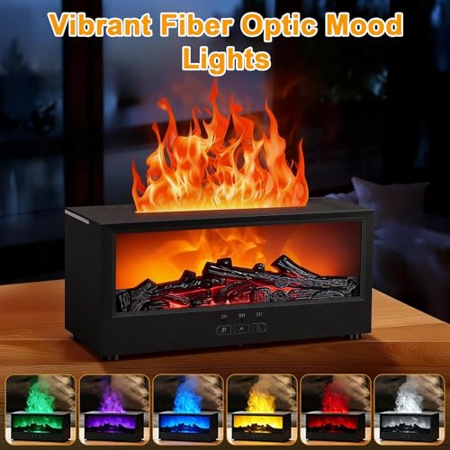 Humidificateur diffuseur d'huiles essentielles de 150ml avec minuteries intégrées