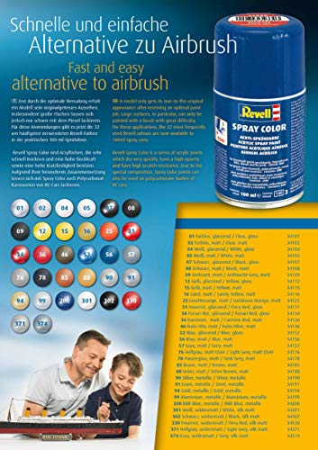 Revell 34371 34371 Spraydose hellgrau, seidenmatt Spray Color, Farben in der praktischen 100-ml-Sprühdose (Packung mit 2) – Ansicht 3