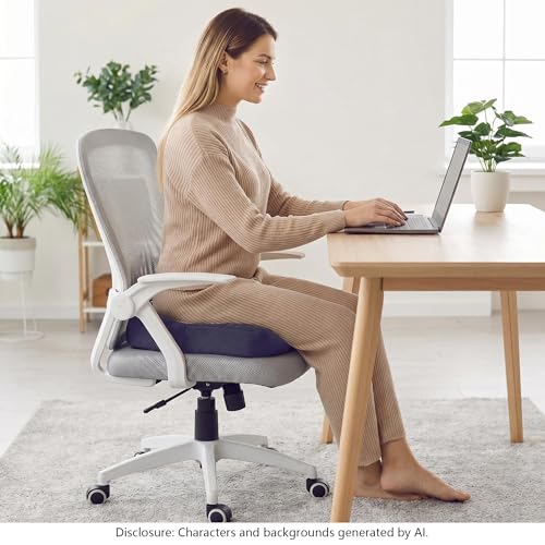 Image of WSGJHB Office Chair Cushion Pillow Adult Car Booster Seat Cushions | Seat Cushions for Short People Effectively Increase Field of View Lower Back Fatigue Relief, for Home Anti-Slip 18x18x4.7 inch