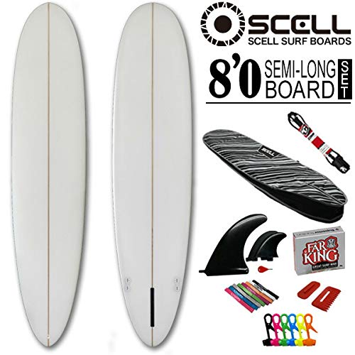 SCELL 8'11 セミロングボード Amazon | SCELL セル セミロングボード 8'0 クリア ホワイト