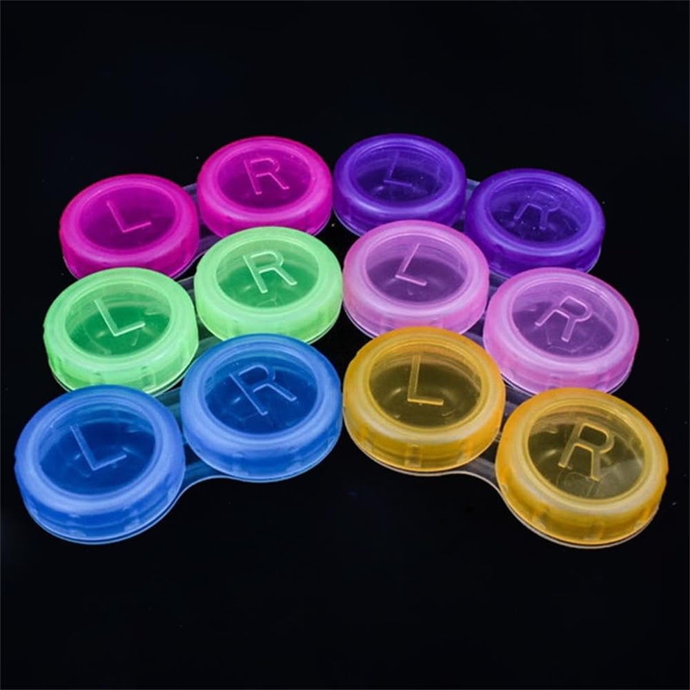 Astuccio per lenti a contatto, Custodie for lenti a contatto Trasparenti Kit di conservazione da viaggio 30 o 50 pezzi(50pcs)