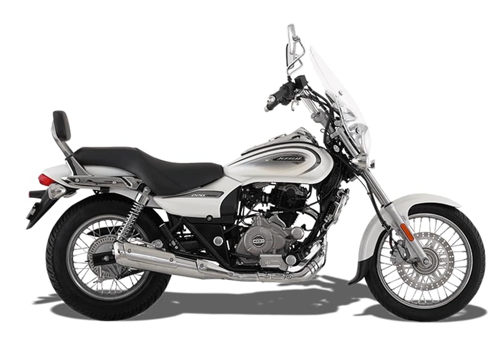 Bajaj Avenger 220 Cruise Motorcycle/Motorbike - Moon White - Ex-Showroom-image-30