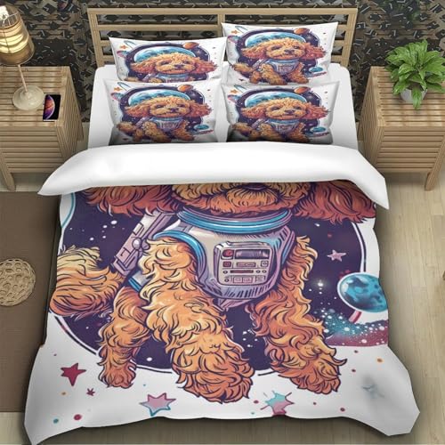Housses de couette cochon 3D hypoallergénique microfibre douce - 5