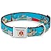 Buckle-Down Seatbelt Buckle Dog Collar - Road Runner/Wile E. Coyote Scene2 Desert - 1