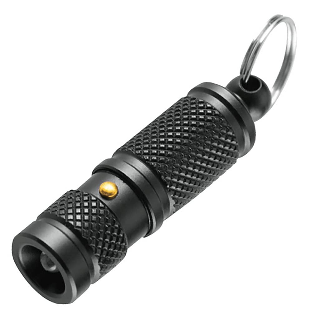 Mini kieszonkowa latarka LED Przenośny brelok LED Latarka kempingowa (kolor: biały) (biały)