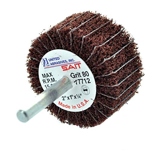 United Abrasives SAIT 77712 2X1X1/4 Non-Woven Interleaf Wheel Medium 8
