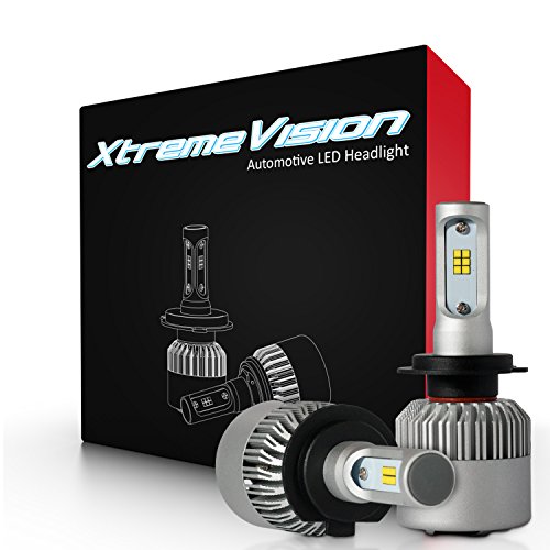 Xtremevision 7G 72W 16,000LM - H7 LED Headlight Conversion Kit - 6500K CSP LED - 2019 Model