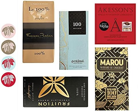 100% Cacao Dark Chocolate Bar Bundle