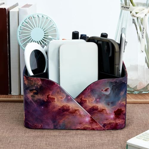 Rangement de bureau rectonculaire rose galaxie pour éliminer le désordre