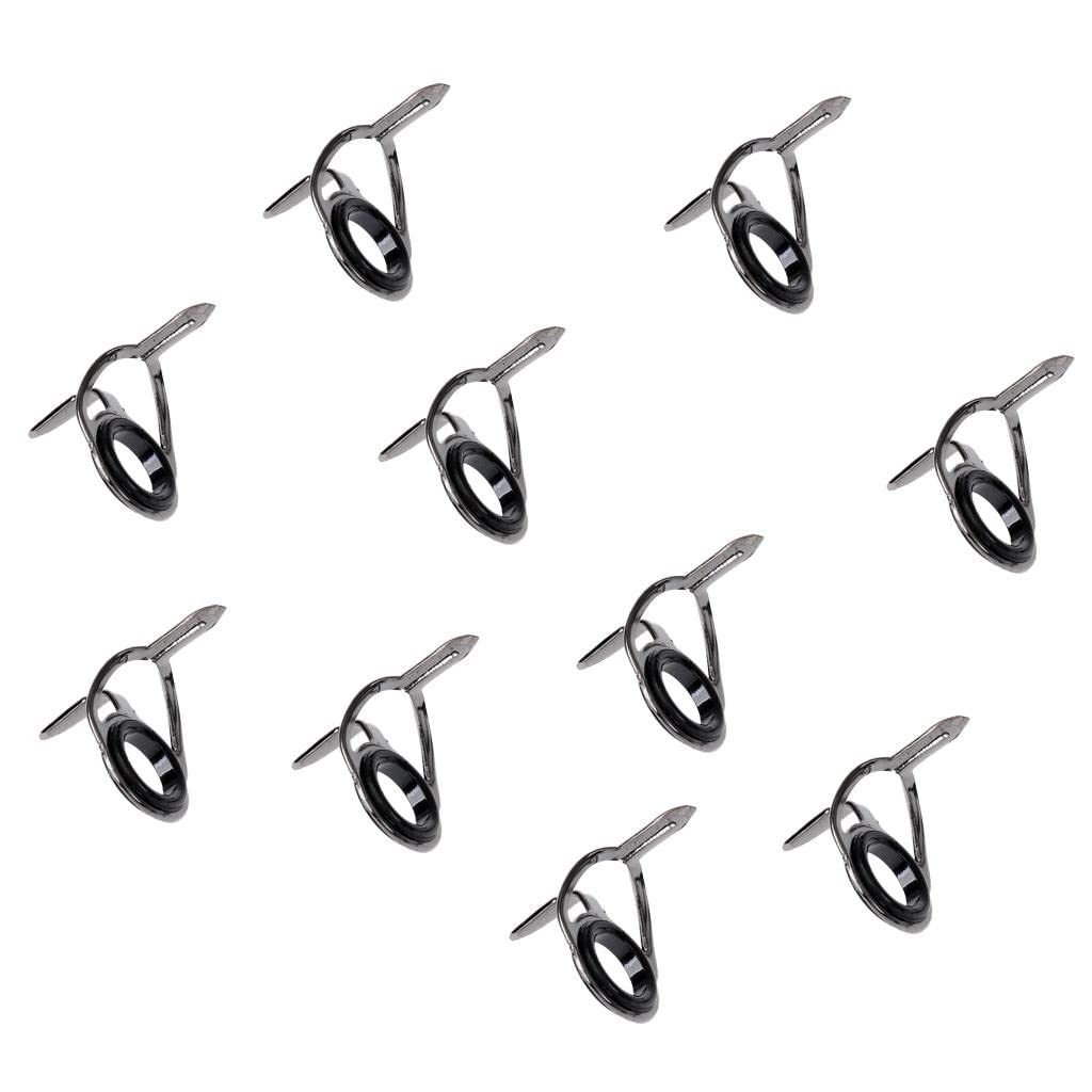 CALANDIS 3x10Pcs Ceramic Eye Rings Fishing Rod Guides Tips Stainless Steel Frame 8# | Sporting Goods-image-36