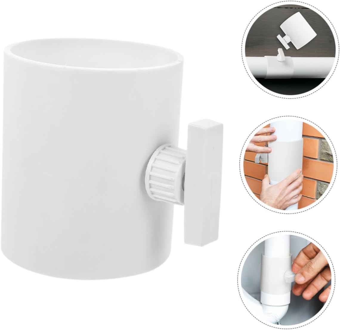 Veemoon Airflow Control Valve for Ducting Manual Shut-off Damper Valve Material Efficient Air Conditioning Ventilation