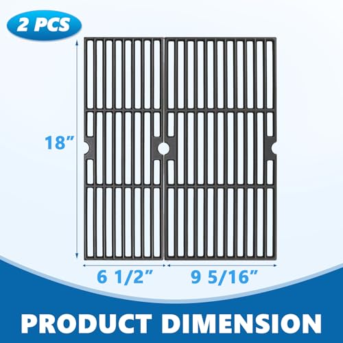 Image of SafBbcue 18 Inch Grill Grates for Charbroil Performance 2 Burner 463625217, 463673519, 463625219, 463673017, G470-0003-W1, G470-0002-W1 G321-0005-W1 Grill Parts, Performance 300 2-Burner Gas Grill